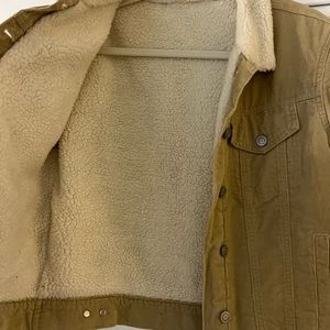 Corduroy teddy lines jacket from Brandy Melville